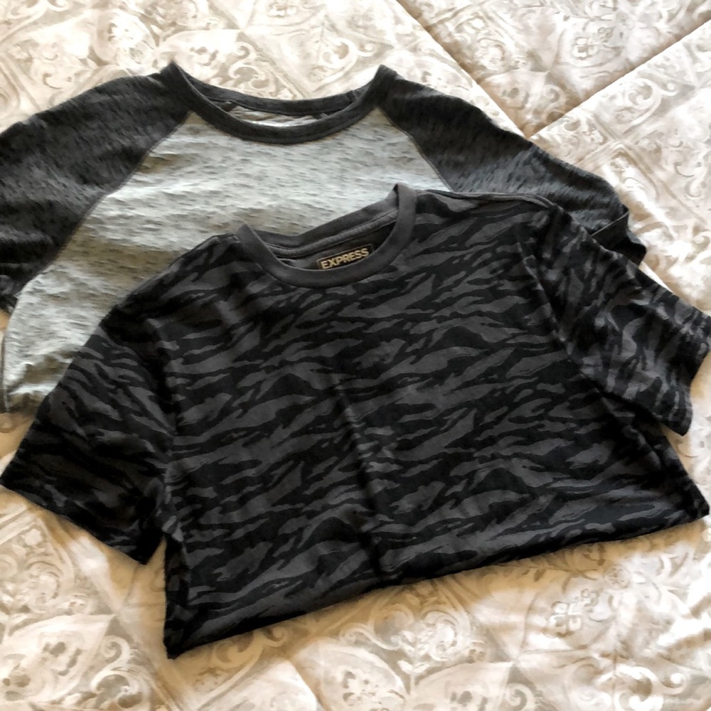 Express men’s tees. Black and grey. Short sleeveBoth sold together